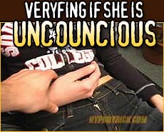 Veryfing If She Is Uncouncious